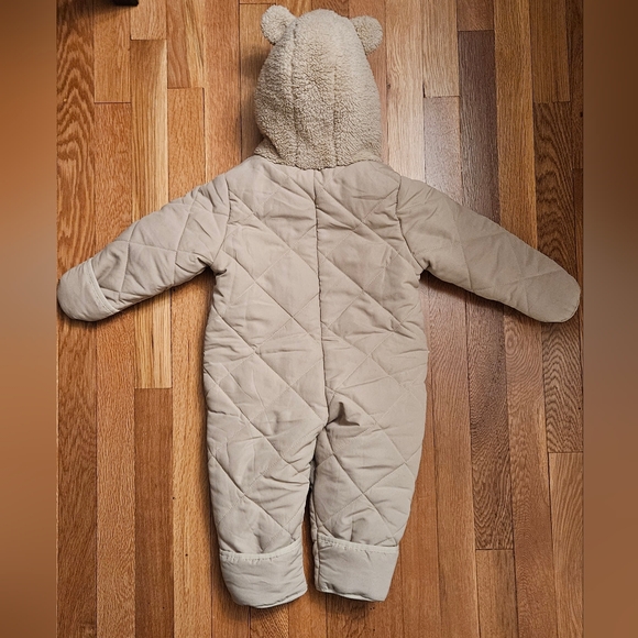 NWOT Sherpa 12 Month Carter's Baby Unisex Long Sleeve Pram Jumpsuit - Picture 2 of 4